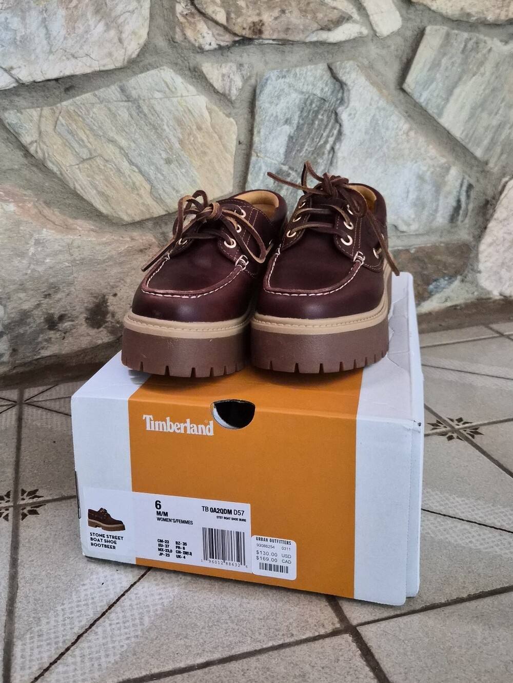 Timberland Stone Street Boat Shoe Size 6